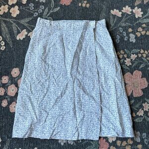 Forenza Blue Midi A-Line Skirt for Casual Wear